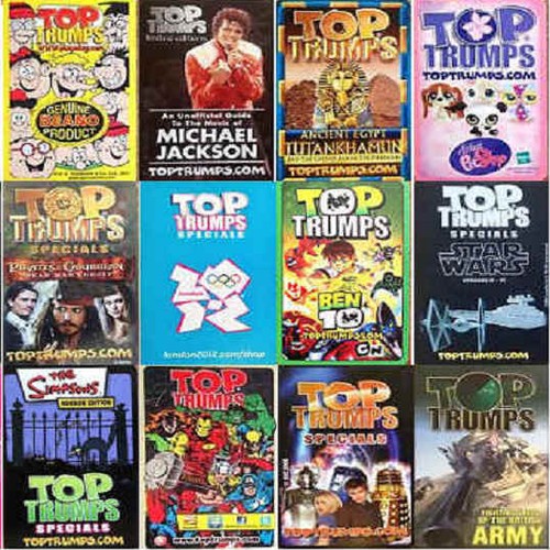 Top trumps einzelkarte - top,